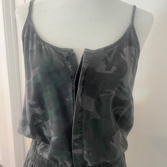 Pam & Gela Camo Strappy Jumpsuit - Size M - Picture 4 of 6